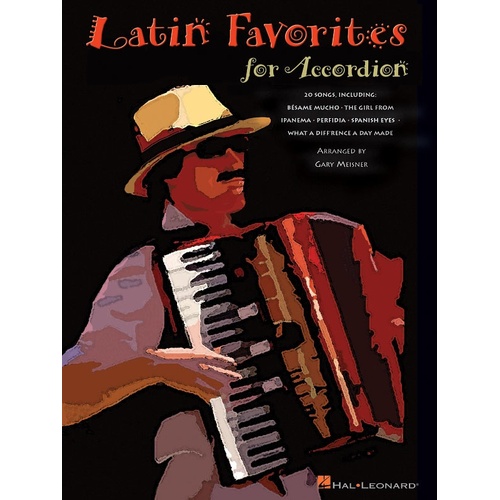 Latin Favorites For Accordion (Softcover Book)