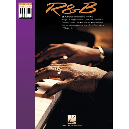R&B Keyboard Transcriptions (Softcover Book)