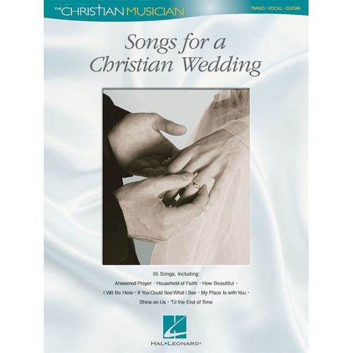 Songs for a Christian Wedding PVG Songbook by Hal Leonard