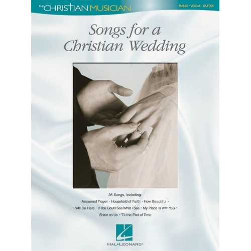 Songs for a Christian Wedding PVG Songbook by Hal Leonard