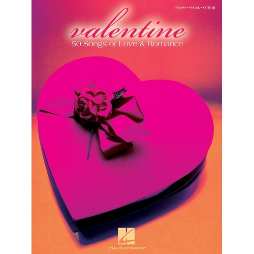 Valentine 50 Songs Of Love and Romance PVG (Softcover Book)
