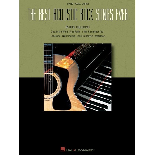 Best Acoustic Rock Songs Ever PVG Songbook