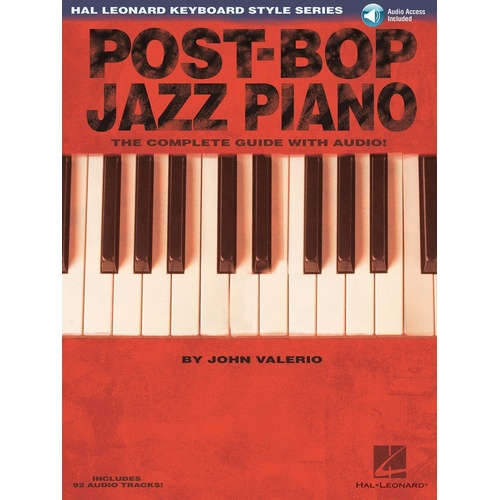 Keyboard Style Post Bop Jazz Piano Book/CD (Softcover Book/CD)