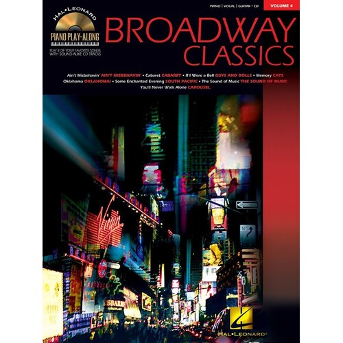 Broadway Classics Piano Play Along Vol 4 Book/CD (Softcover Book/CD)
