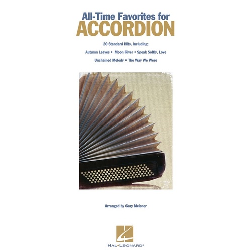 All Time Favorites For Accordion (Softcover Book)