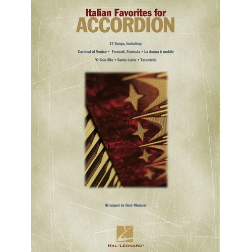 Italian Favorites for Accordion by Hal Leonard - 72 Pages