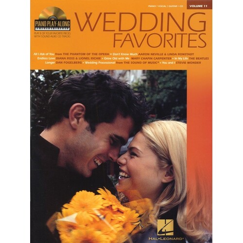 Wedding Favorites Piano Play Along Vol 11 Book/CD (Softcover Book/CD)