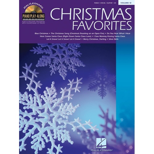 Christmas Favorites Piano Play-Along Volume 12 BK/CD