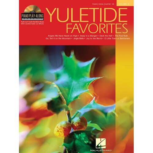 Yuletide Favorites Piano Play Along V13 Book/CD (Softcover Book/CD)