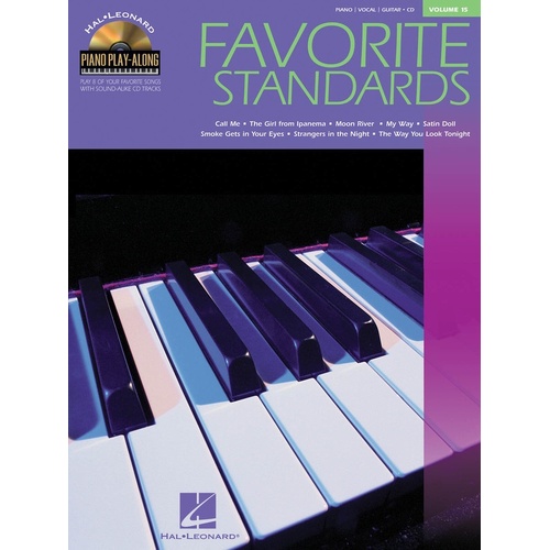 Favorite Standards Piano Play Along Vol 15 Book/C (Softcover Book/CD)