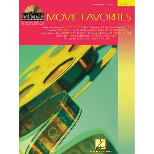 Movie Favorites Piano Play Along Vol 17 Book/CD 