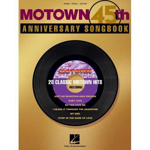 Motown 45th Anniversary Songbook PVG (Softcover Book)