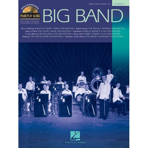 Big Band Piano Play Along Book/CD Vol 21 (Softcover Book/CD)