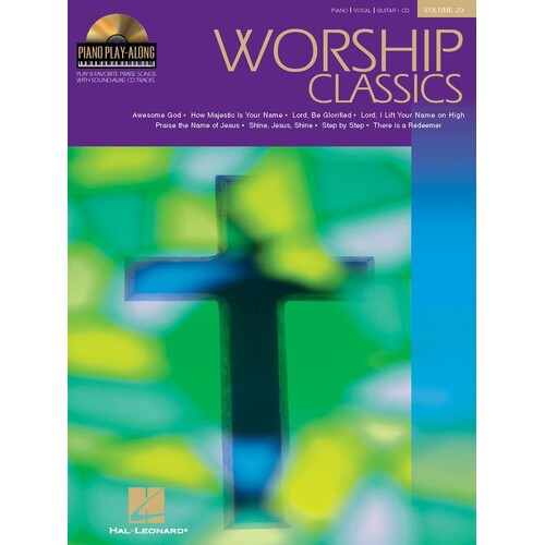 Worship Classics Piano Play Along Book/CD Vol 23 (Softcover Book/CD)