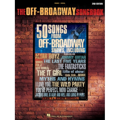 The Off Broadway Songbook PVG (Softcover Book)