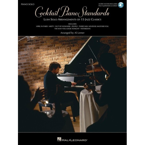 Cocktail Piano Standards Piano Solo Book by Hal Leonard