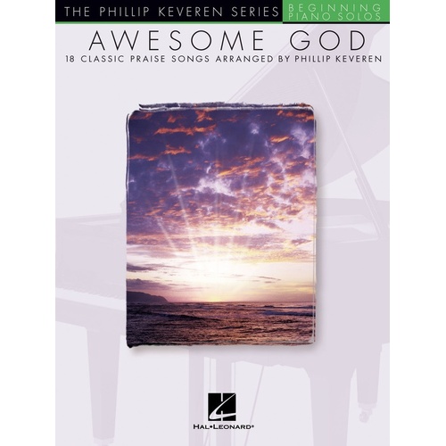 Awesome God Keveren Beginning Piano Solos (Softcover Book)