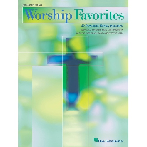 Worship Favorites Big Note Piano (Softcover Book)