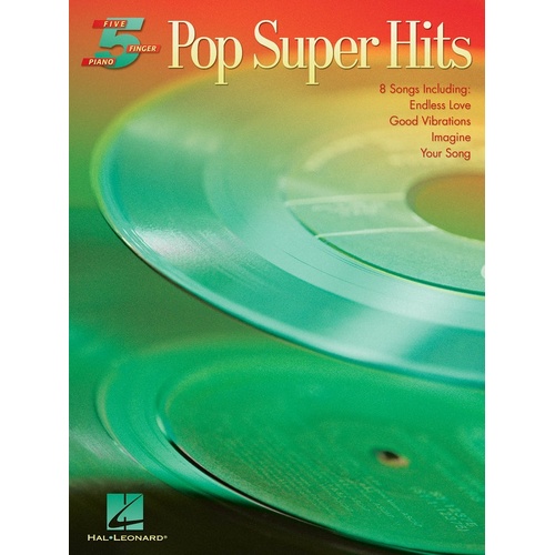 Pop Super Hits 5 Finger Piano (Softcover Book)