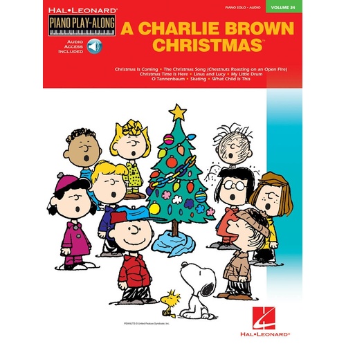Charlie Brown Christmas Piano Play Along Book/CD (Softcover Book/CD)