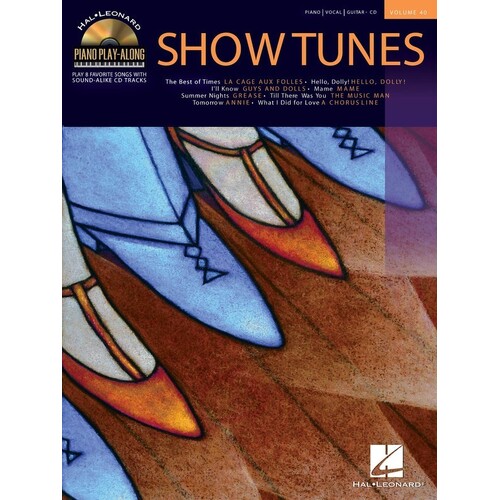 Showtunes Piano Play Along Book/CD Vol 40 (Softcover Book/CD)