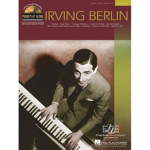 Irving Berlin Piano Play-Along Book/CD Vol 42