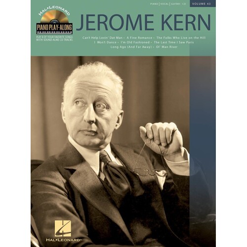 Jerome Kern Piano Play Along Book/CD Vol 43 (Softcover Book/CD)