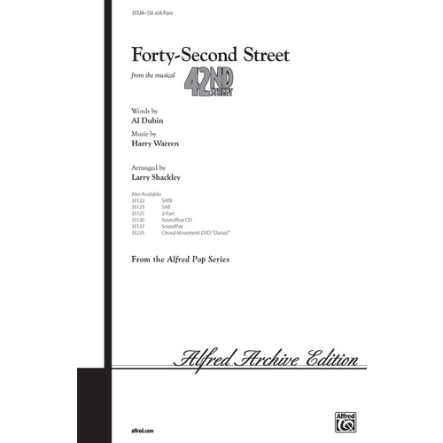 Forty-Second Street SSA From The Musical Forty-Sec