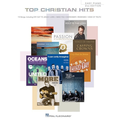 Top Christian Hits Easy Piano Songbook