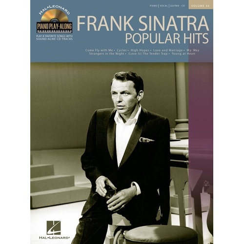 Frank Sinatra Popular Hits Piano Play-Along V 44 Book/CD
