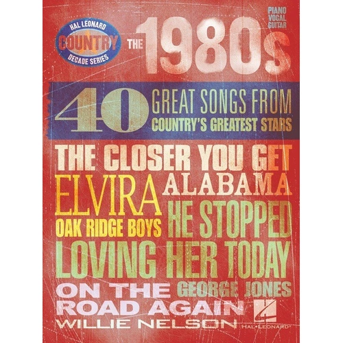 1980s Country Decade Series PVG Songbook