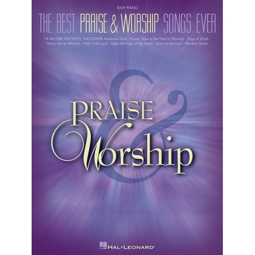 Best Praise and Worship Songs Ever Easy Piano Book