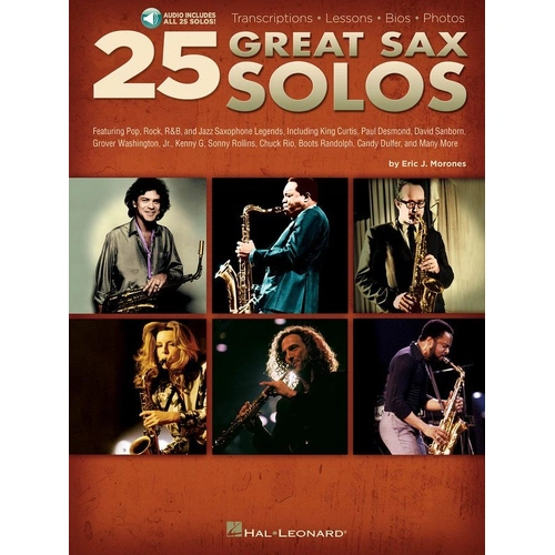 25 Great Sax Solos for Alto/Tenor Saxophone with Online Audio