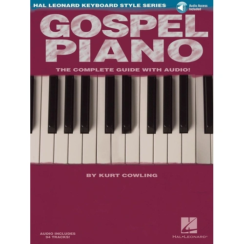 Gospel Piano Keyboard Style Series BK/OLA by Hal Leonard, 80 Pages, Includes Audio Tracks
