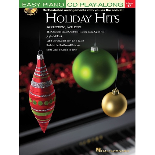 Holiday Hits Easy Piano CD Play Along Book/CD V17 (Softcover Book/CD)