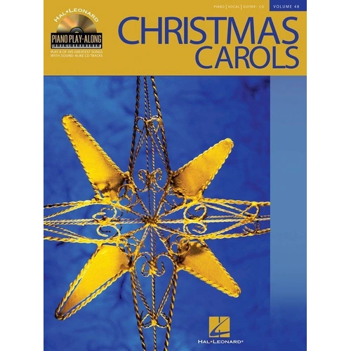 Christmas Carols Piano Play-Along V48 Book/CD by Hal Leonard