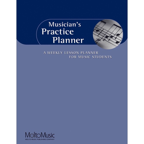 Musicians Practice Planner (Softcover Book)
