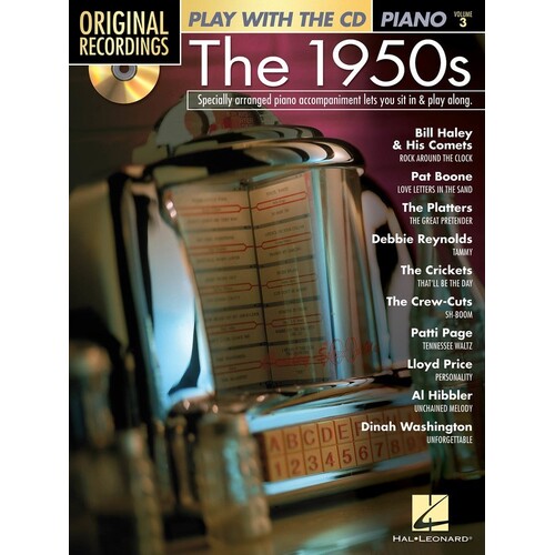 The 1950s Original Recording Book/CD Piano V3 (Softcover Book/CD)