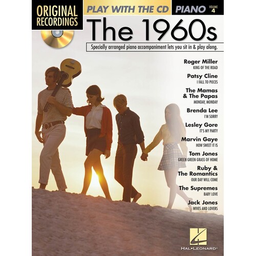 The 1960s Original Recording Book/CD Piano V4 (Softcover Book/CD)