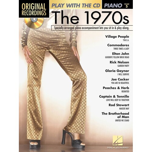 The 1970S Original Recording Book/CD Piano V5 (Softcover Book/CD)