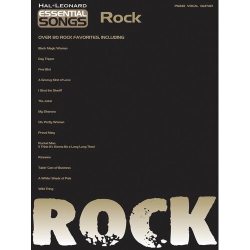 Essential Songs Rock PVG (Softcover Book)