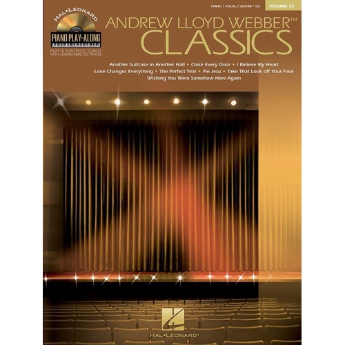 Lloyd Webber Classics Piano Play-Along Book/CD V52