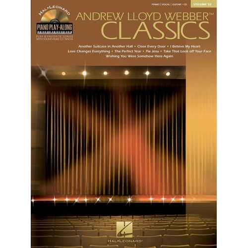 Lloyd Webber Classics Piano Play-Along Book/CD V52