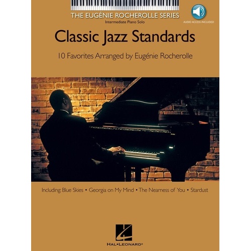 Classic Jazz Standards Book with CD - Eugénie Rocherolle Series for Piano Solo