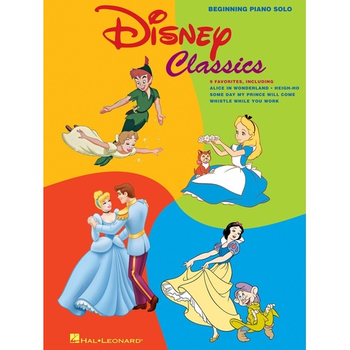 Disney Classics Beginning Piano Solos (Softcover Book)