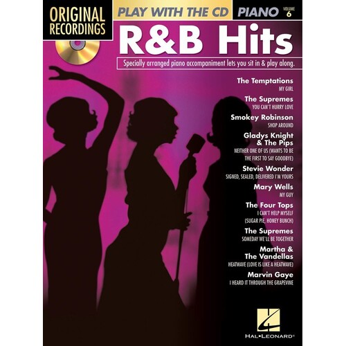 R&B Original Recording Book/CD Piano V6 (Softcover Book/CD)