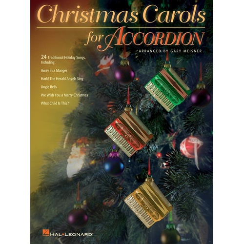 Christmas Carols For Accordion (Softcover Book)