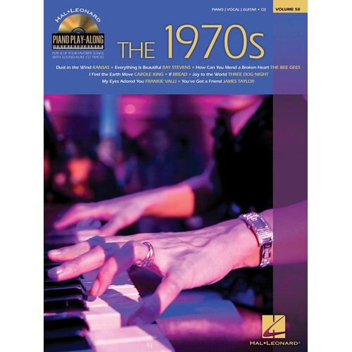 1970S Piano Play Along V58 Book/CD (Softcover Book/CD)