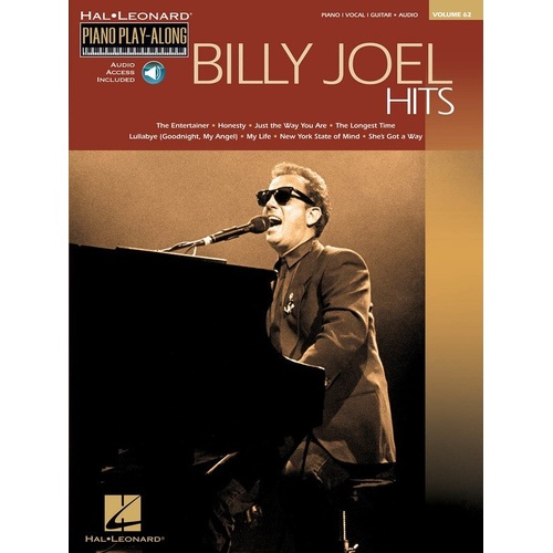 Billy Joel Hits Piano Play-Along V62 Book with Online Audio