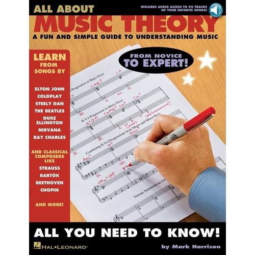 All About Music Theory Book by Hal Leonard